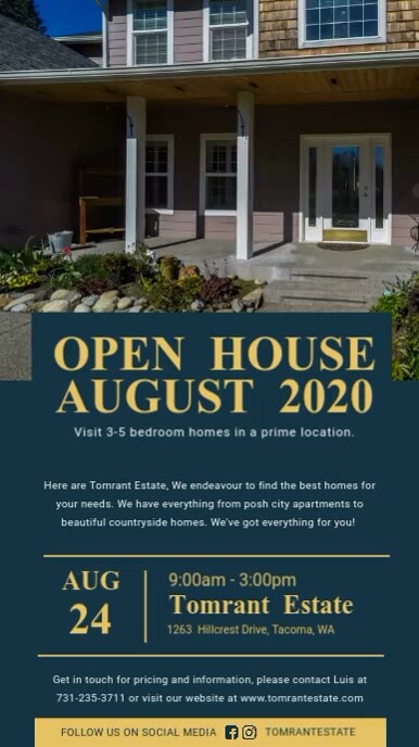 Open House Display New Open House Realtor Signage Template | PosterMyWall