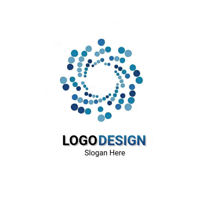 New particle best logo design templete for the company, brand logo design template