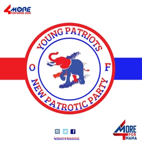 New patriotic party logo template