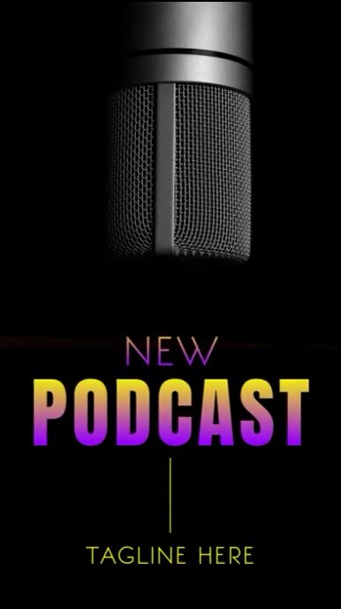 New Podcast Instagram Reel template