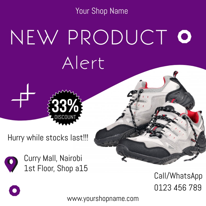 New product alert Template | PosterMyWall