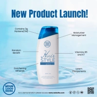 New Product Launch instagram post ad 徽标 template