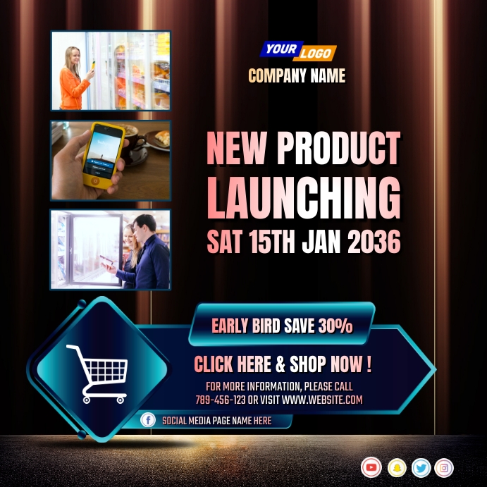 New Product Launching Flyer Design Template | PosterMyWall