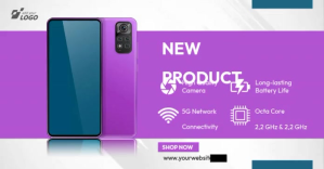New Product Sale Instagram Post (1) ภาพที่แชร์บน Facebook template