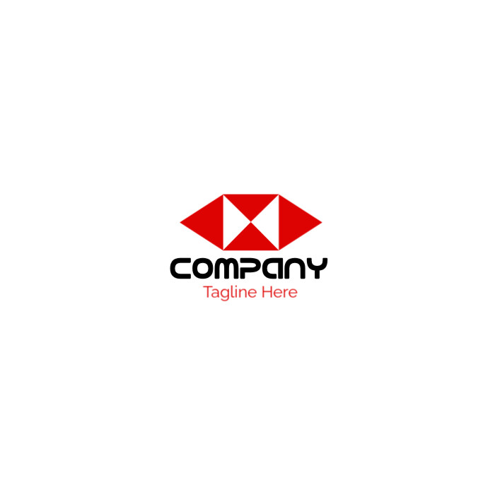 New Red Color Company Logo | Business Logo Template | PosterMyWall