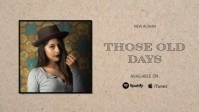 new retro country album release design template