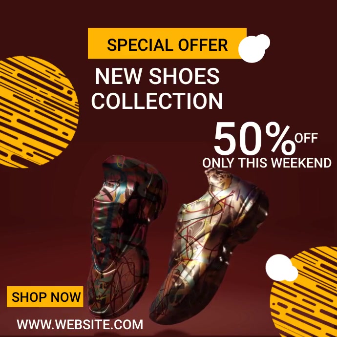 Plantilla de New shoes collection | PosterMyWall