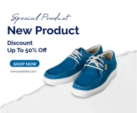 New shoes sale offer templates Medium Rectangle