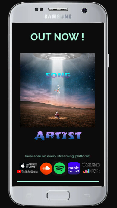NEW Song - Release Insta Ad, Out Now Instagram 快拍 template