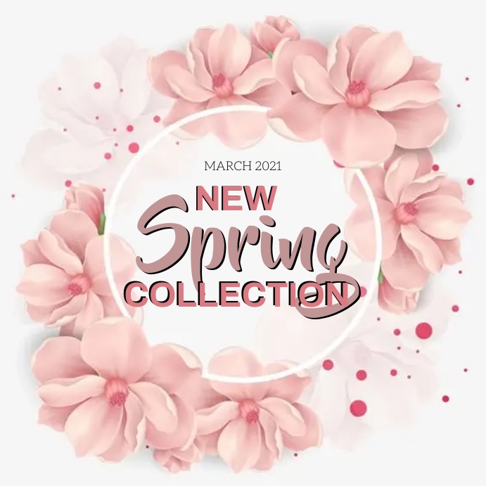 NEW SPRING COLLECTION AD INSTAGRAM TEMPLATE | PosterMyWall