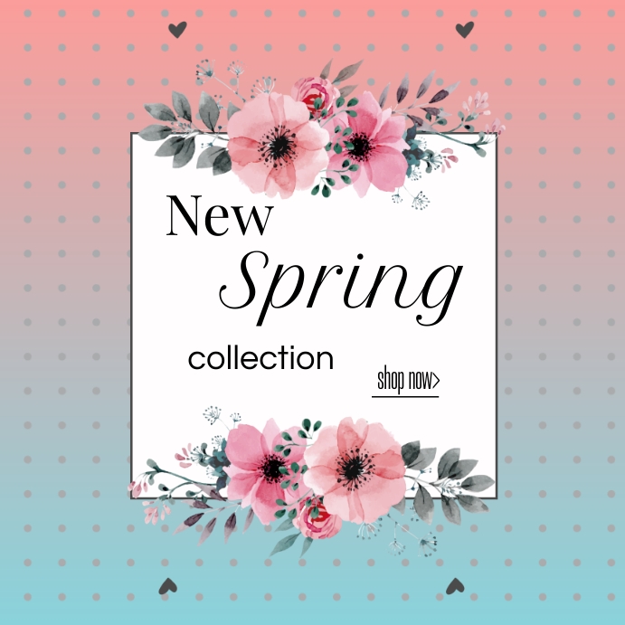 Copy of New Spring collection template | PosterMyWall