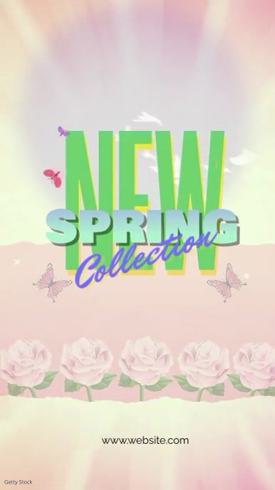 New Spring Collection Sign new spring collection vertical | PosterMyWall