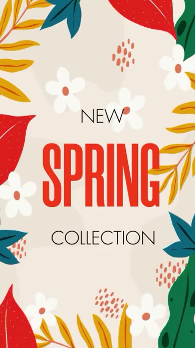 Copy of New Spring Collection Video Display | PosterMyWall