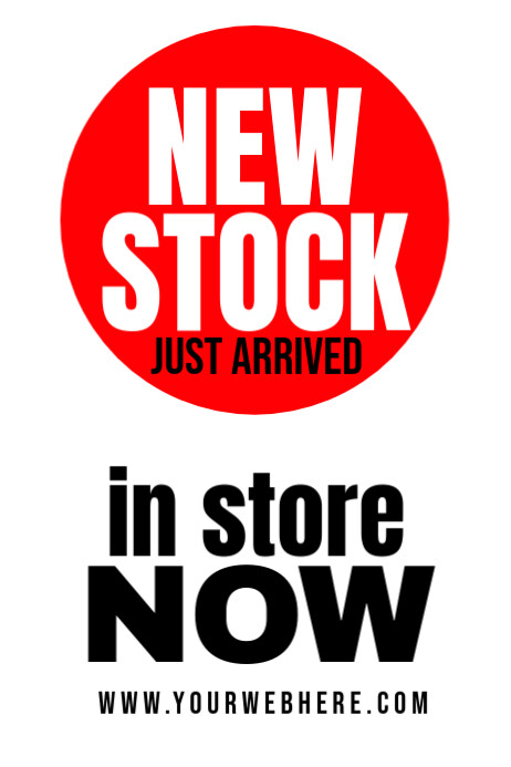 new stock Template | PosterMyWall