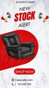 New stock furniture flyer / poster / story template