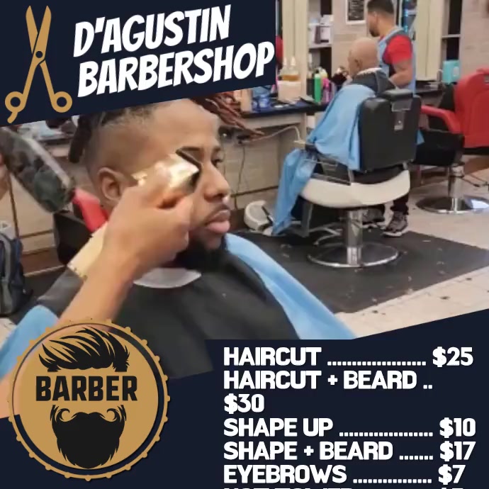 New Style Barbershop模板 Postermywall