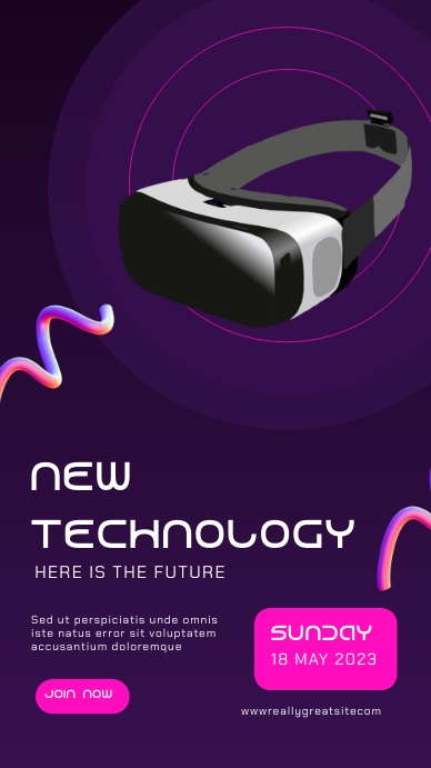 New Technology Event Instagram Story Template | PosterMyWall