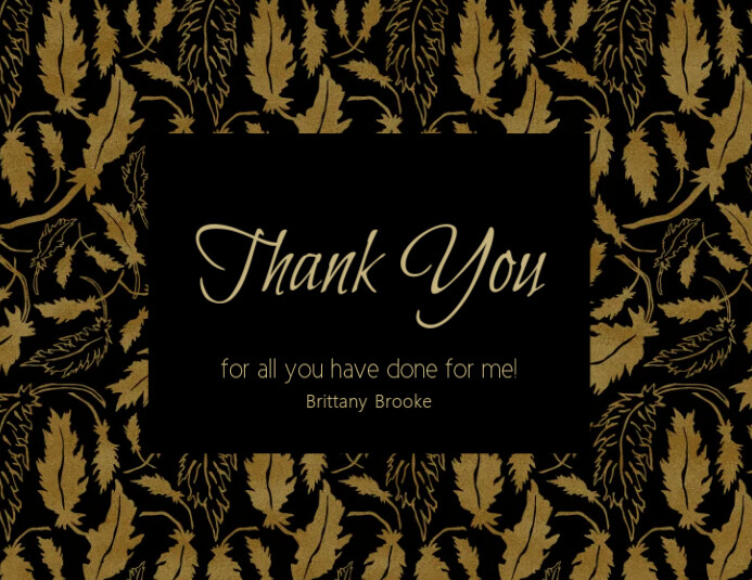 新的感谢卡模板 Postermywall 新的感谢卡模板 Postermywall