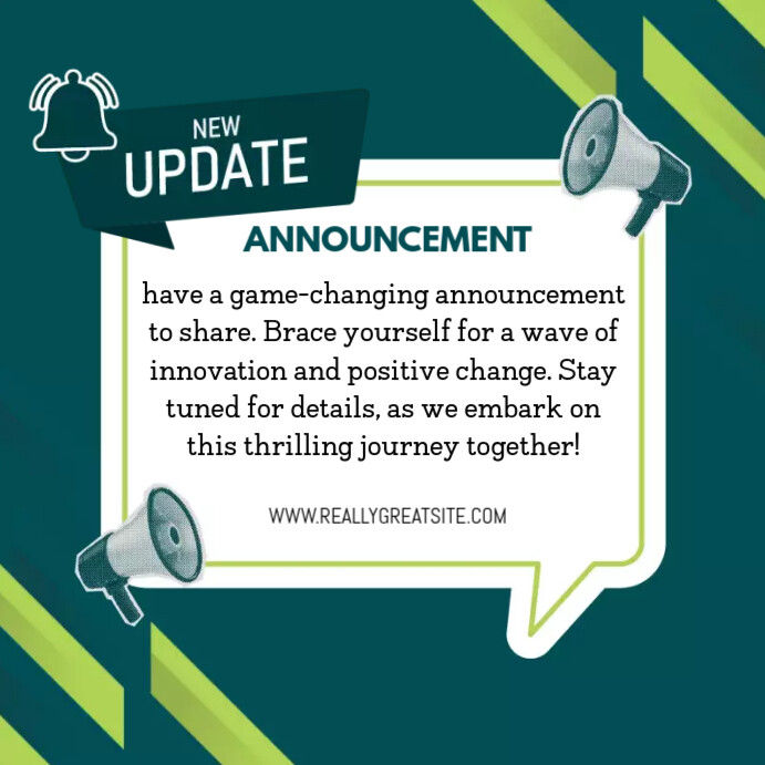 New Update Template | PosterMyWall