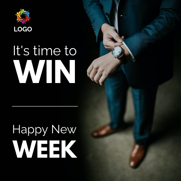Excellent Week Copy of New Week Card for Business | PosterMyWall
