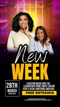 new week Digitale display (9:16) template