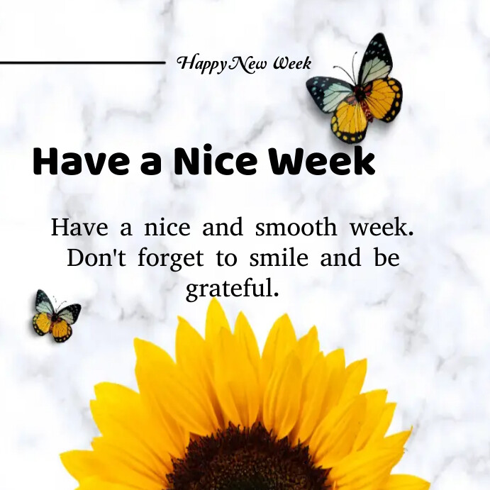 New Week Script NEW WEEK Template | PosterMyWall