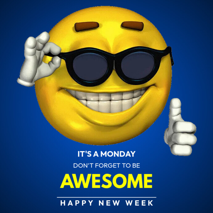 new week Instagram Post template