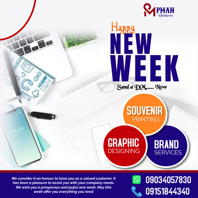 New Week Script New week Template | PosterMyWall
