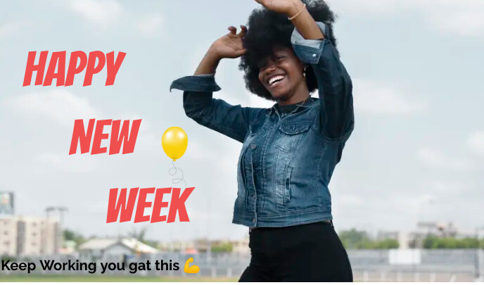 New Week Script Plantilla de New week design | PosterMyWall