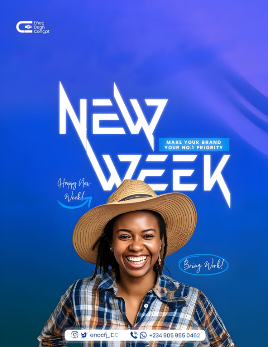 New Week Script Copy of New week | PosterMyWall