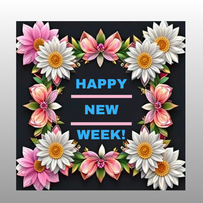 New Week Script New week design Template | PosterMyWall