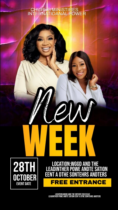 Copy of new week | PosterMyWall