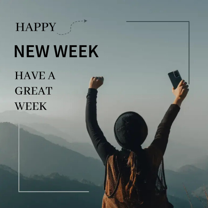 NEW WEEK Template | PosterMyWall