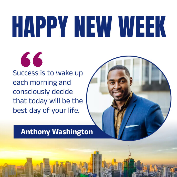 Copy of New week motivation, new week inspiration | PosterMyWall