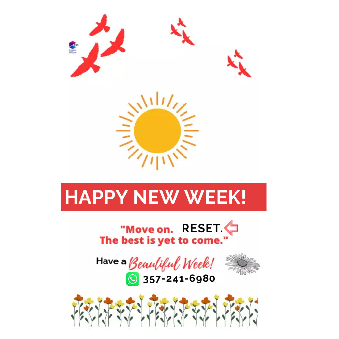 New Week template | PosterMyWall