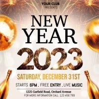 new year, happy new year, new year 2023 Instagram-bericht template