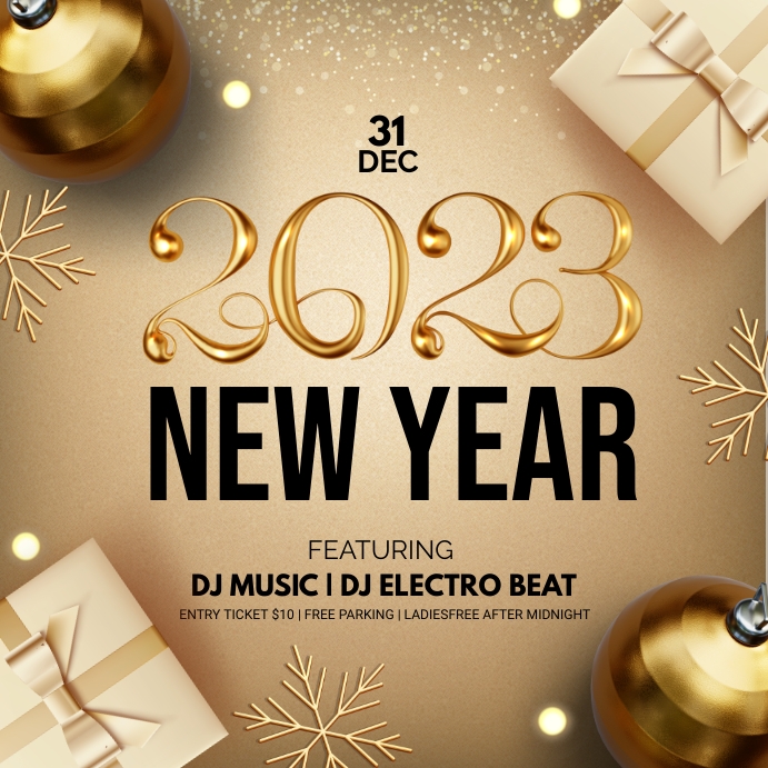 Copy of new year, happy new year, new year 2023 | PosterMyWall