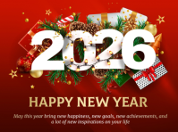 new year, happy new year.2024 Presentation template