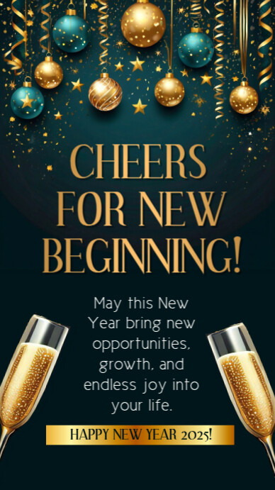New year,2026,event, new year eve (1) Instagram Story template