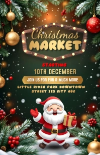 New year,Christmas,Christmas eve,party Tabloid template