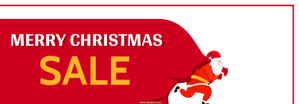 Rot Christmas Sale Tumblr Banner Template