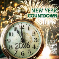 New year,christmas,event,2026 Instagram Post template