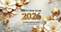 New year,event party,event,2025 Obraz udostępniany na Facebooku template