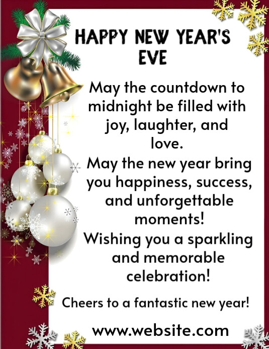 New Year's Eve Template | PosterMyWall