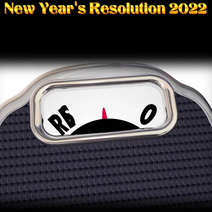 New Year's Resolution 2022 Instagram Post template
