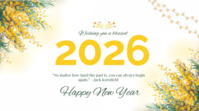 New year,2026,event 演示(16:9) template