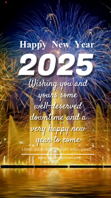New year,2025,event Instagram 快拍 template