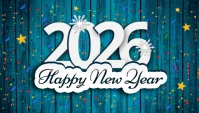 New year,celebrations,party,2026 Intestazione blog template