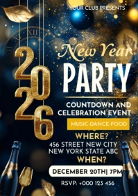 New year,event party,event,2026 A5 template