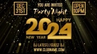 New Year 2024 Party Digital Template
